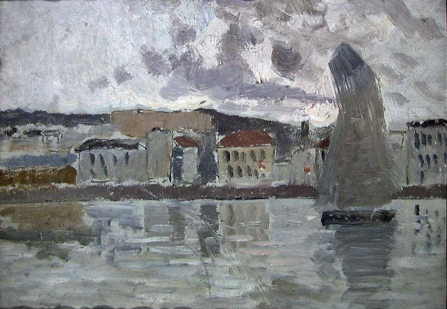 Das Segelboot - Frits Thaulow