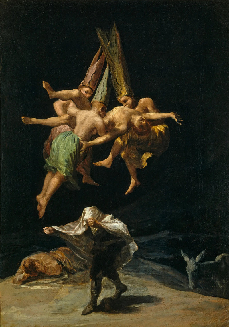 Der Flug der Hexen - Francisco de Goya