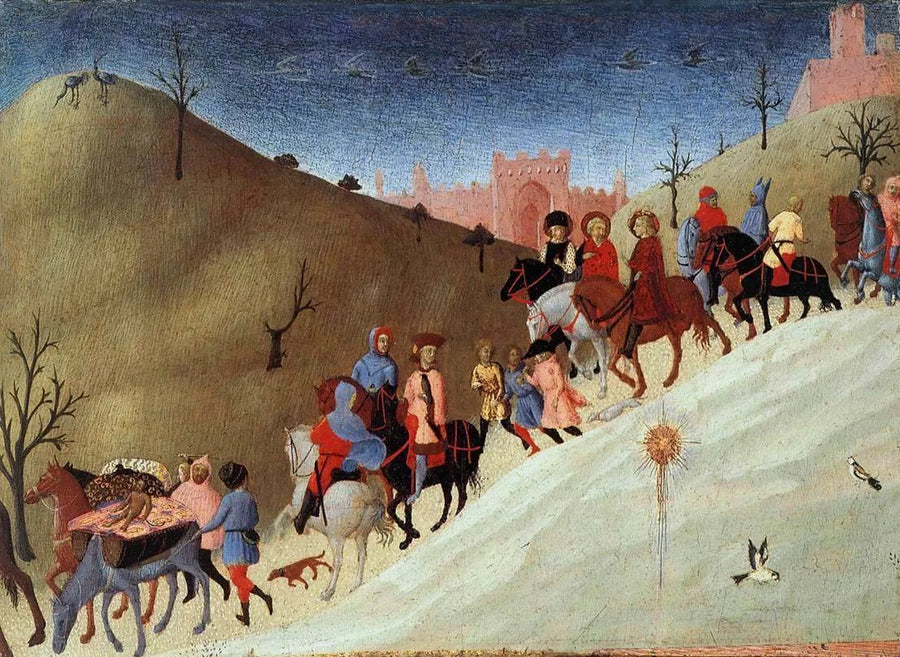 Die Reise der Heiligen Drei Könige - Stefano di Giovanni (Sassetta)
