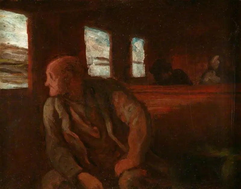 Der Wagon der dritten Klasse - Honoré Daumier