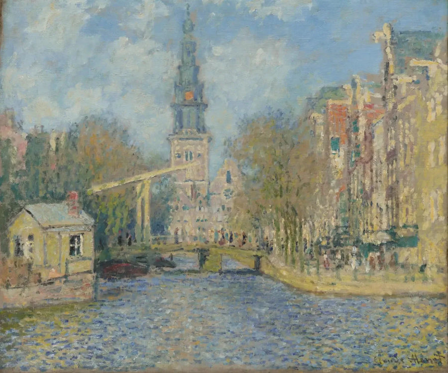 Die Zuiderkerk, Amsterdam - Claude Monet