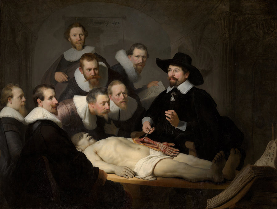 Die Anatomie des Dr. Nicolaes Tulp - Rembrandt