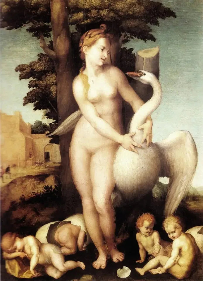 Leda und der Schwan - Andrea del Sarto
