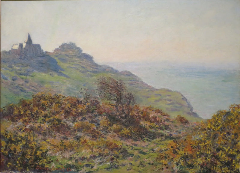 Die Kirche von Varengeville und die Schlucht von Moutiers - Claude Monet
