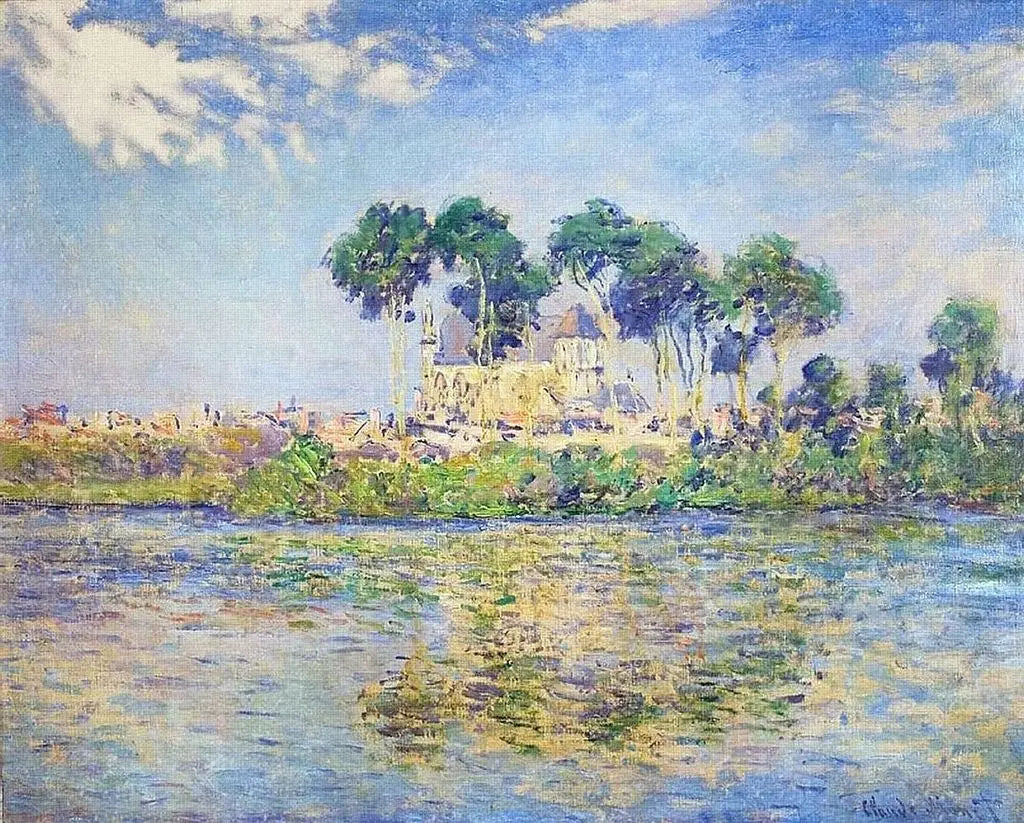 Reproduction du tableau « L'église de Vernon - Claude Monet » par Alpha Reproduction en peinture à l’huile