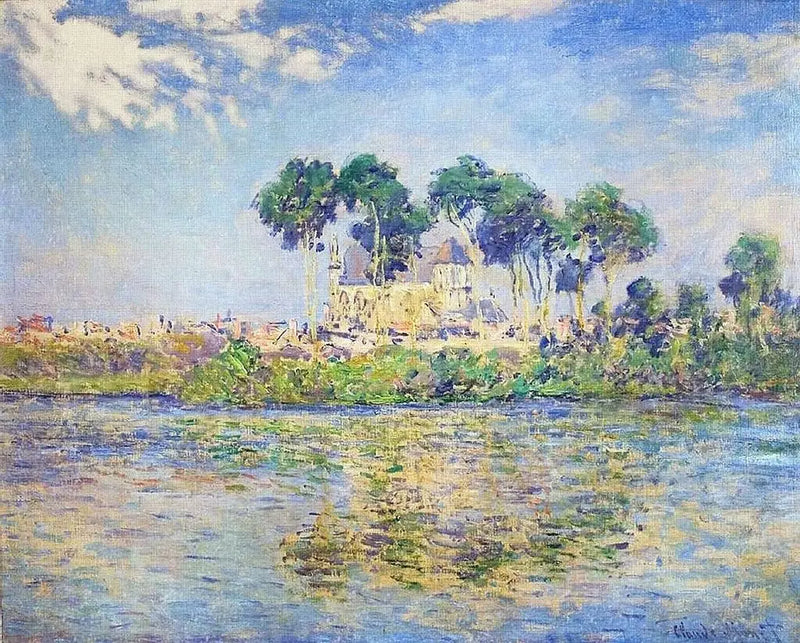 Die Kirche von Vernon - Claude Monet