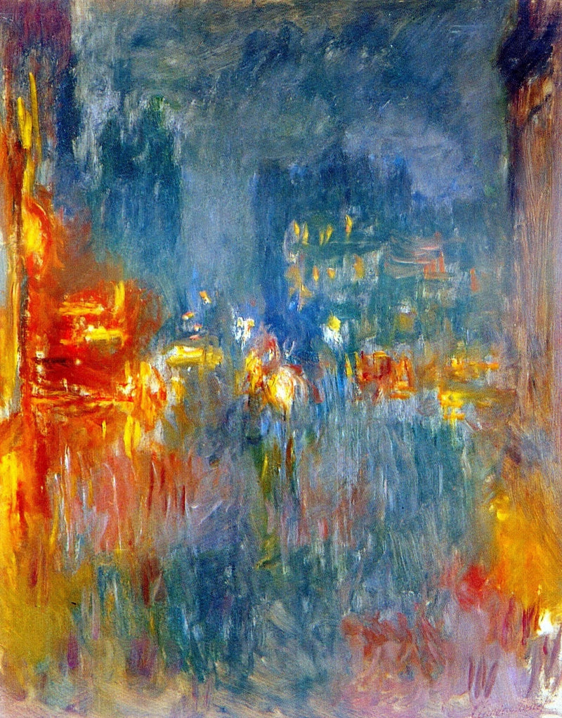 Leicester Square, bei Nacht - Claude Monet