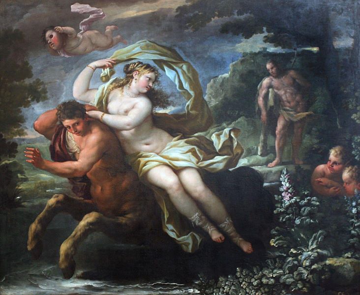 Die Entführung der Dejanira - Luca Giordano