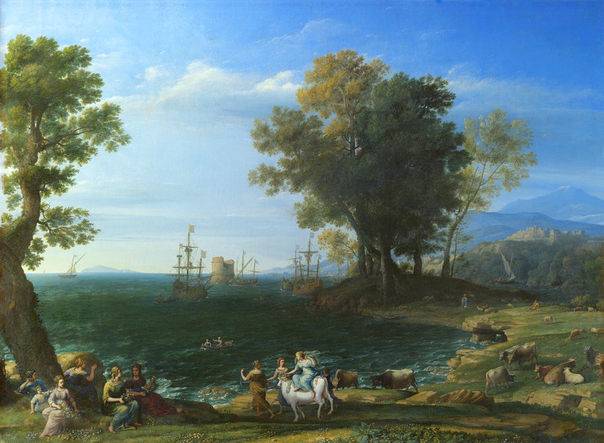 Die Entführung Europas - Claude Lorrain