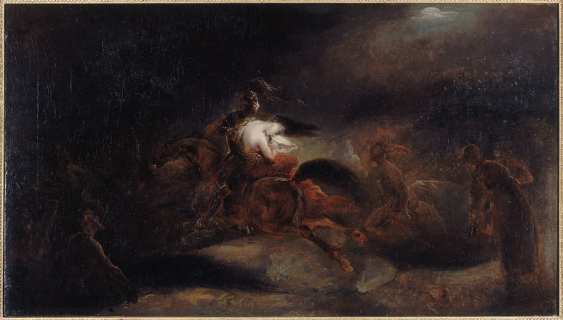 Lénore, die Toten eilen schnell - Ary Scheffer
