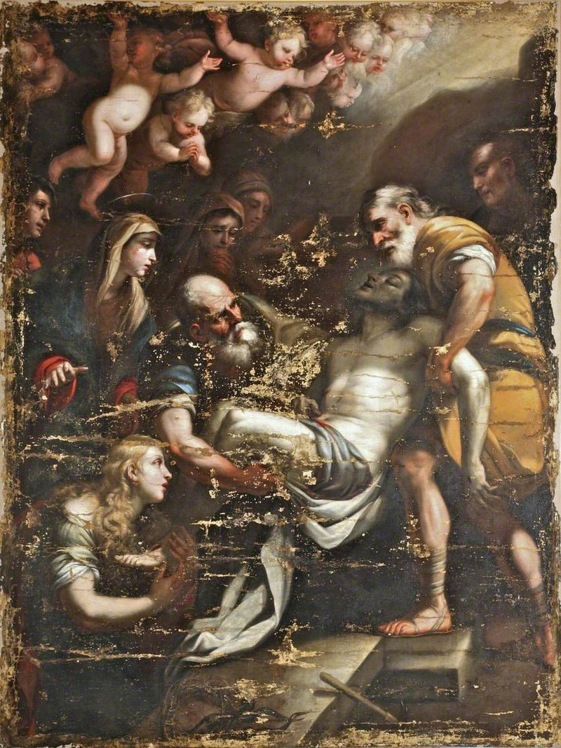 Die Beisetzung - Luca Giordano