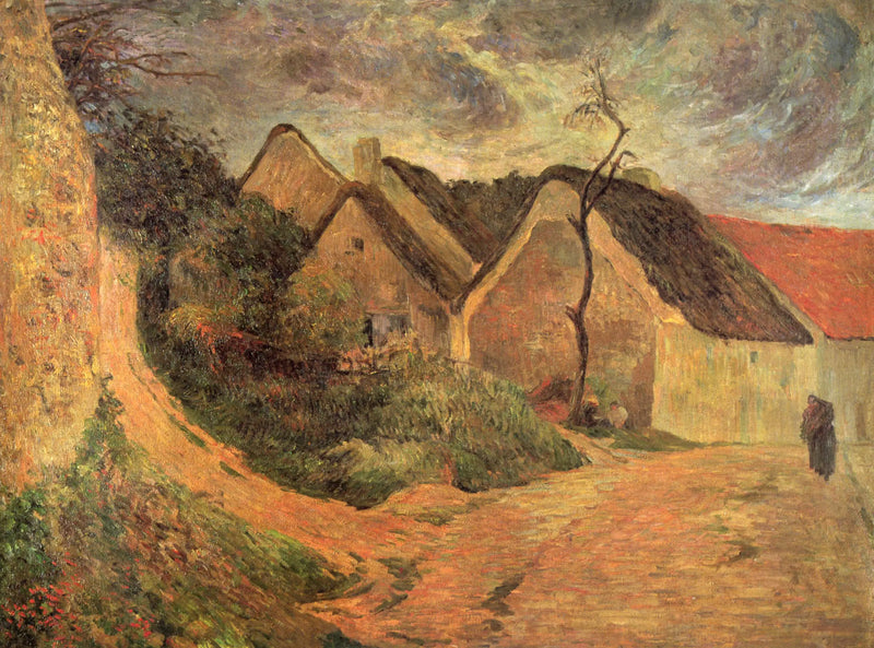 Der Eingang von Osny bei Gewitter - Paul Gauguin