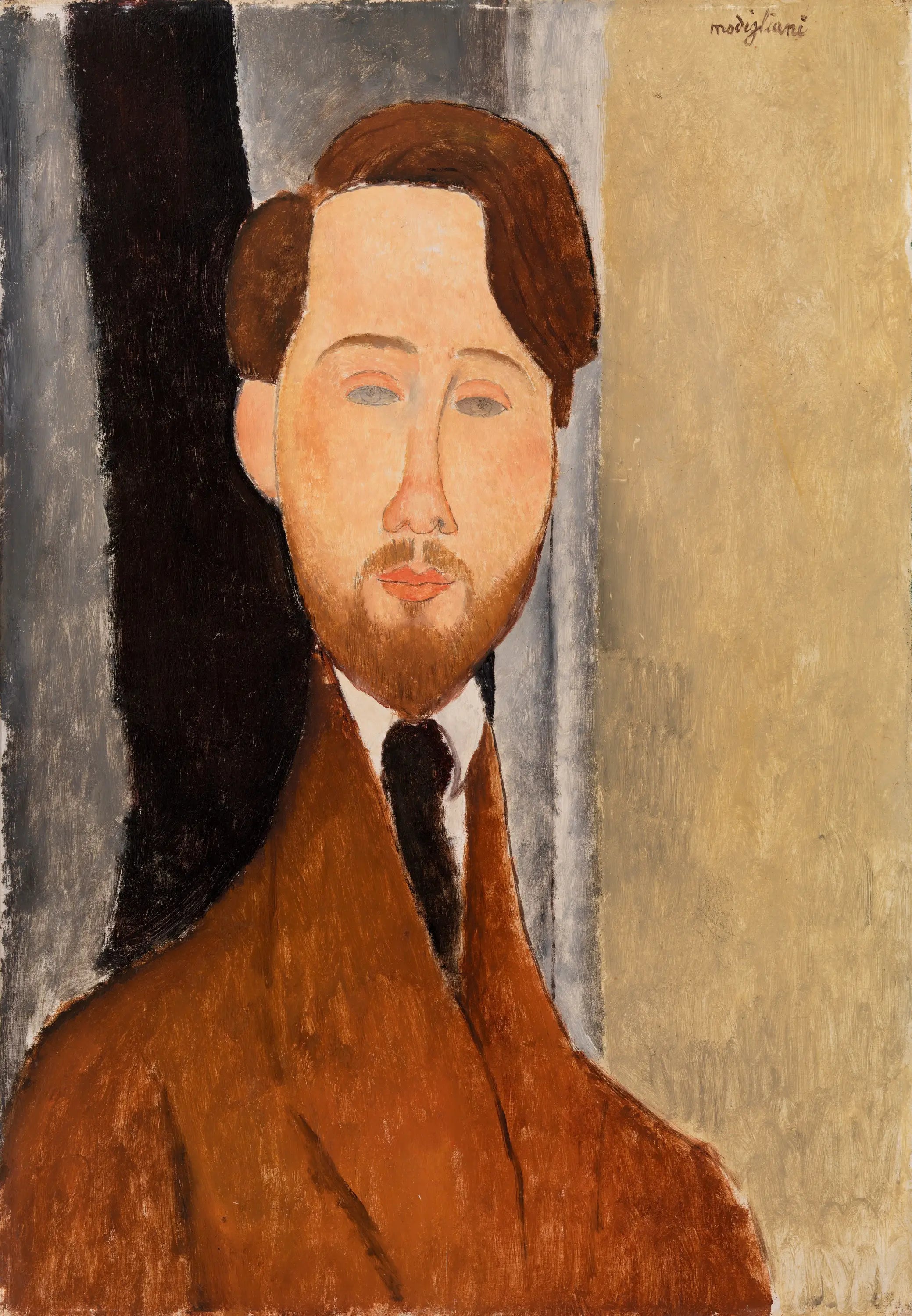 Léopold Zborowksi - Amedeo Modigliani image 1 copie peinte à la main à l’huile