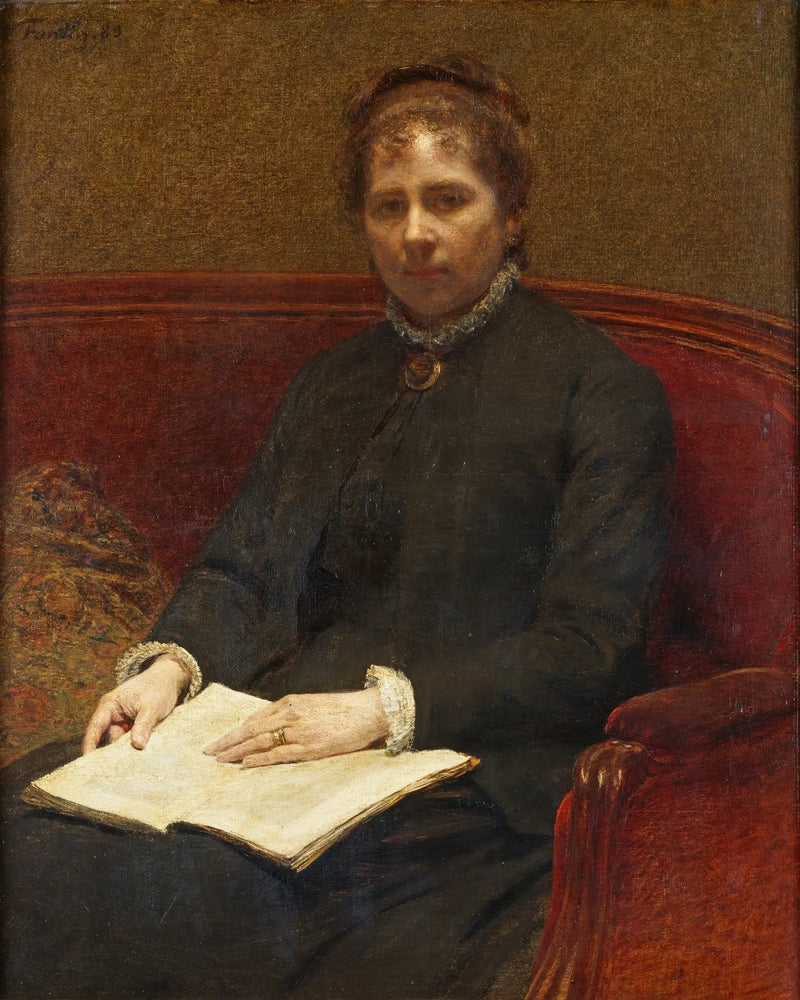 Die Ehefrau des Künstlers - Henri Fantin-Latour