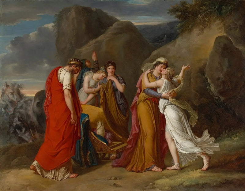 Die Abschiede der Psyche von ihrer Familie - Marie-Guillemine Benoist