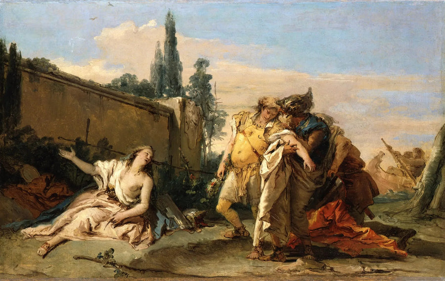 Die Abschiede von Rinaldo an Armida - Giovanni Battista Tiepolo