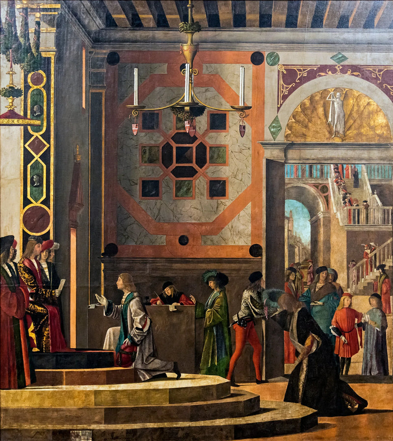 Die Abschiede der Botschafter - Vittore Carpaccio