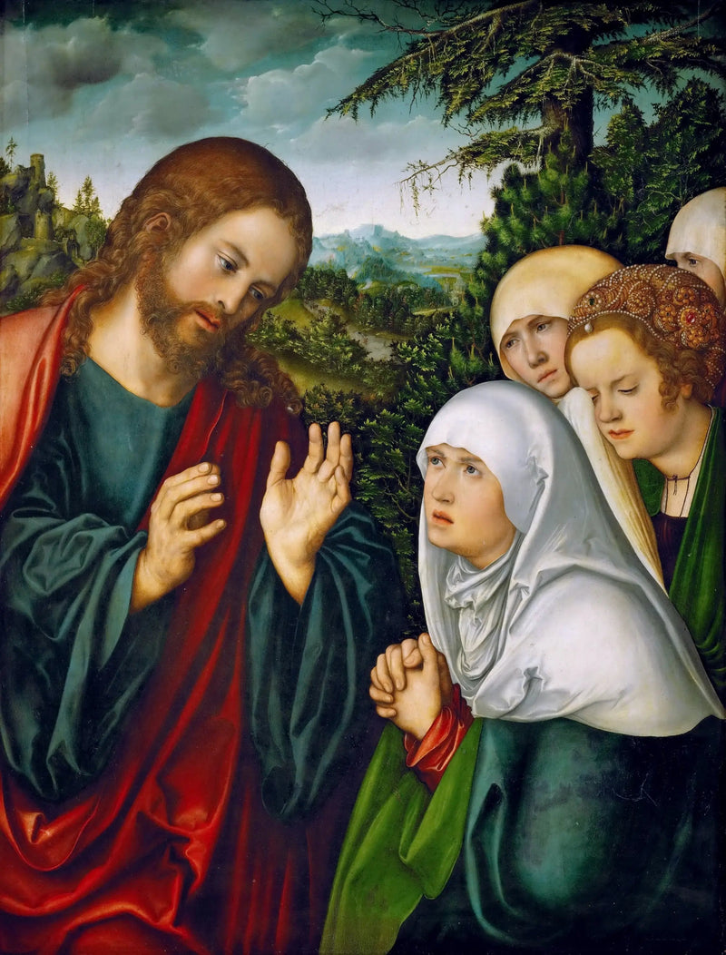 Die Abschiede Christi von seiner Mutter - Lucas Cranach der Ältere