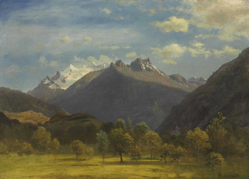 Die Alpen seit Visp - Albert Bierstadt