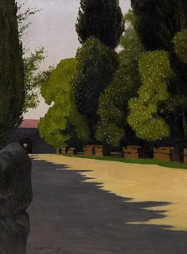 Les Alyscamps, soleil matin - Felix Vallotton