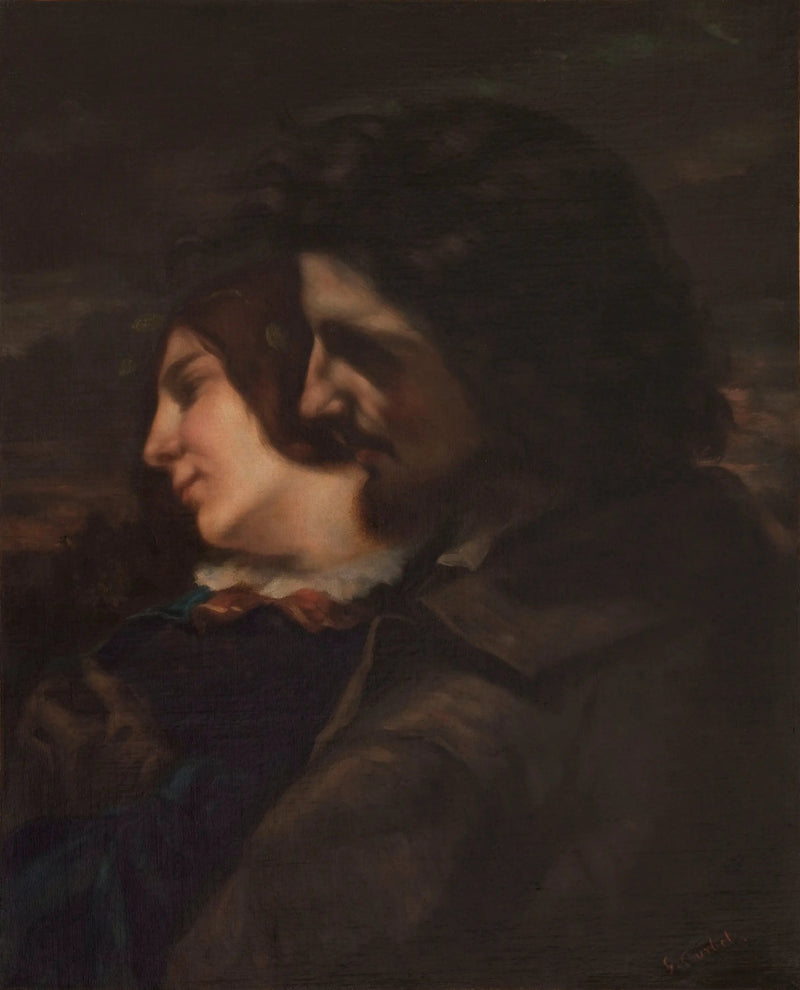 Die Liebenden auf dem Land. Gefühle der Jugend - Gustave Courbet