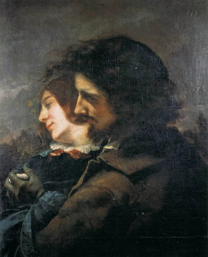 Die glücklichen Liebenden - Gustave Courbet