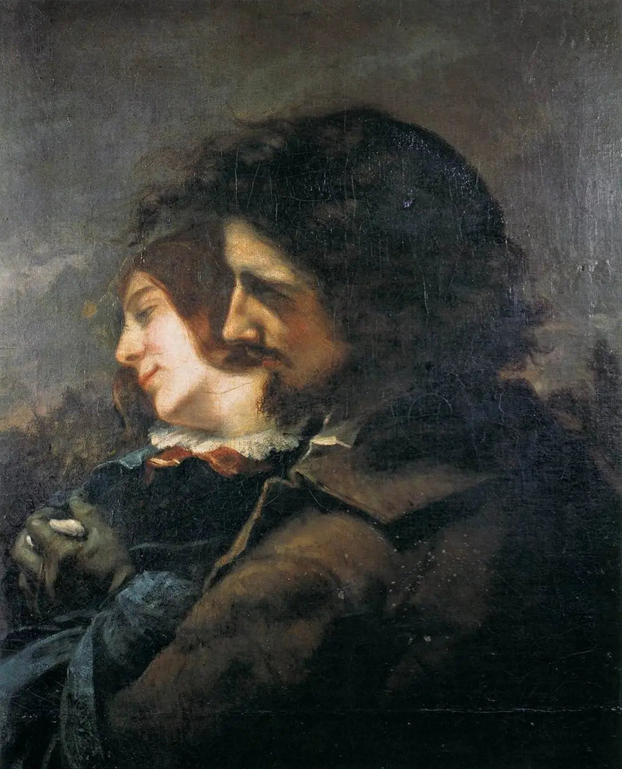 Die glücklichen Liebenden - Gustave Courbet