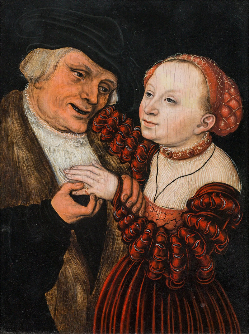 Die unpassenden Liebenden - Lucas Cranach der Ältere