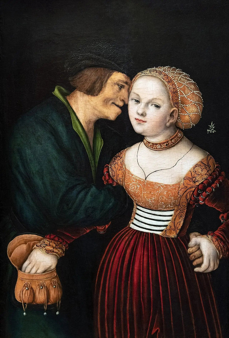 Die unpassenden Liebenden - Lucas Cranach der Ältere