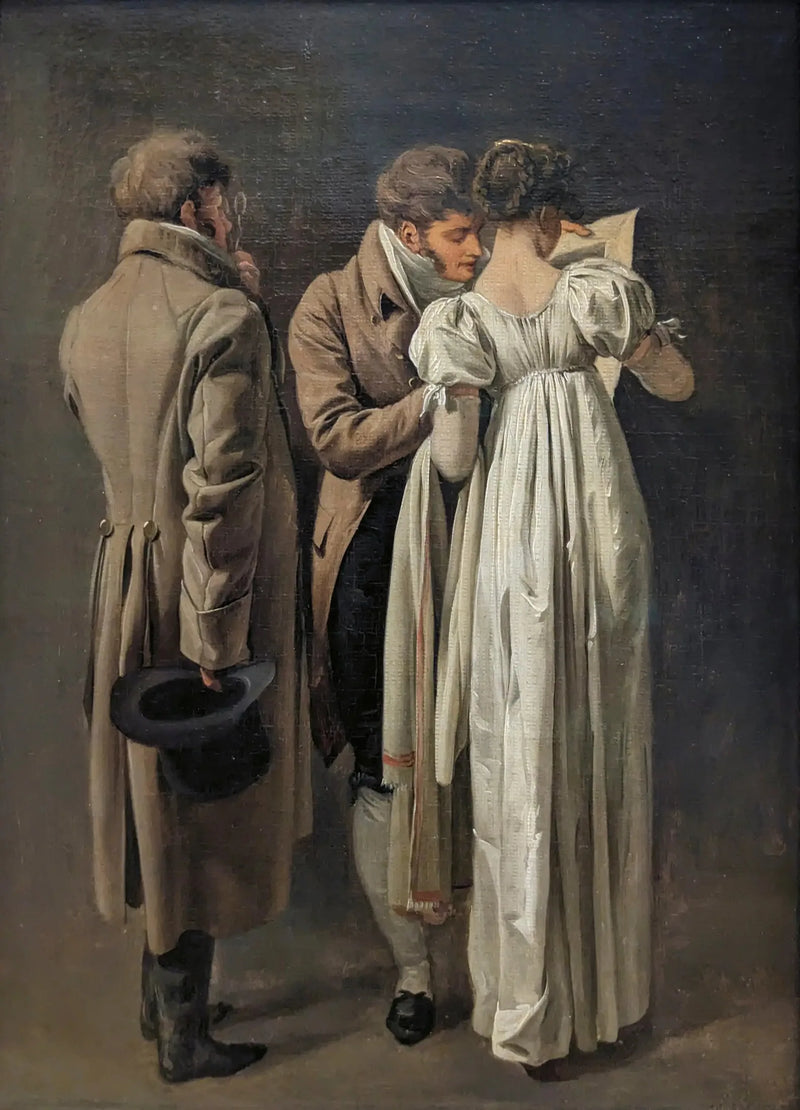 Die Liebhaber von Radierungen - Louis-Léopold Boilly