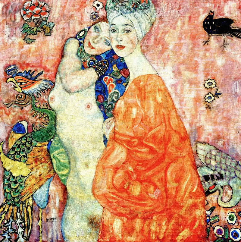 Die Freundinnen - Gustav Klimt