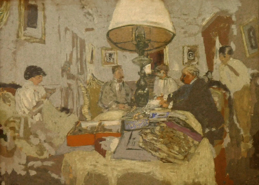 Die Freunde am Tisch, Saint-Jacut - Édouard Vuillard