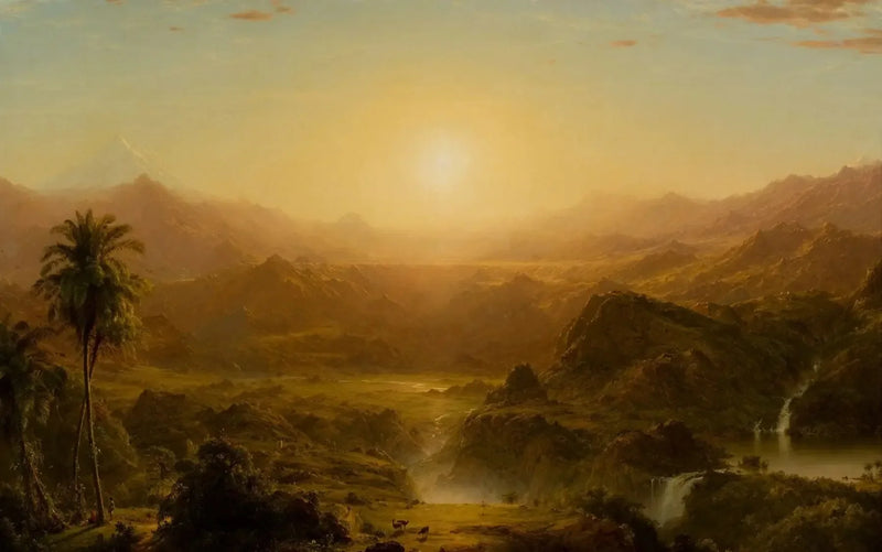 Die Anden von Ecuador - Frederic Edwin Church