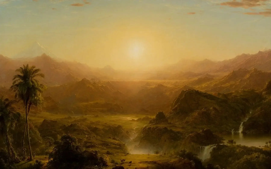 Die Anden von Ecuador - Frederic Edwin Church