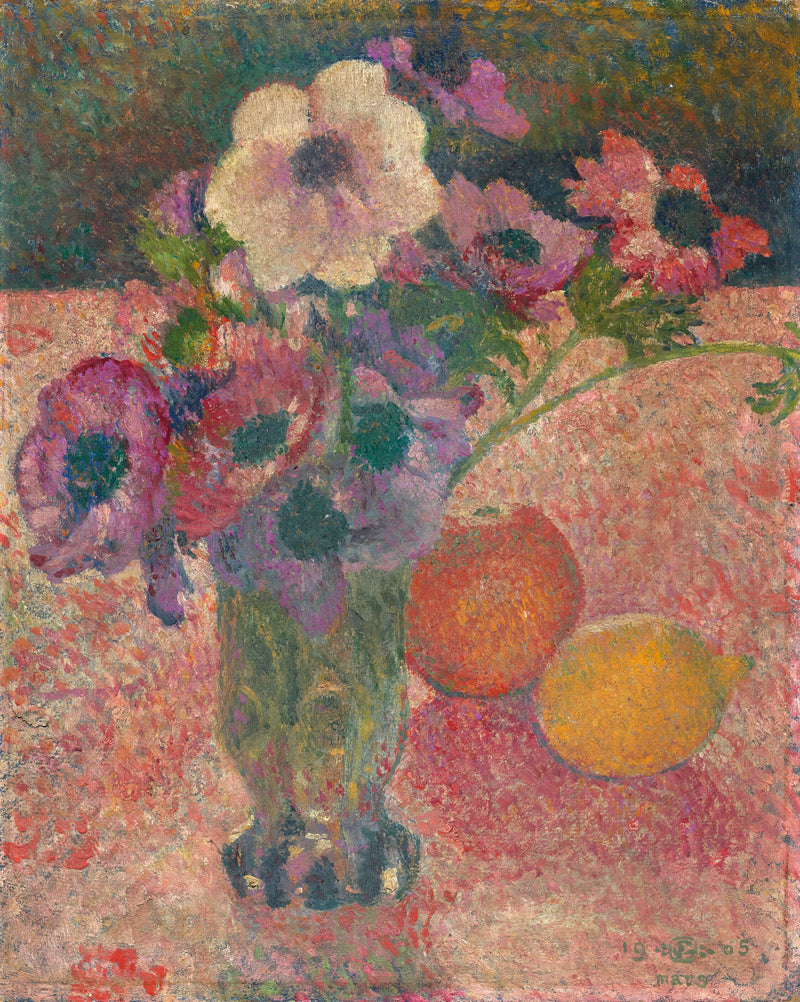 Die Anemonen - Georges Lemmen