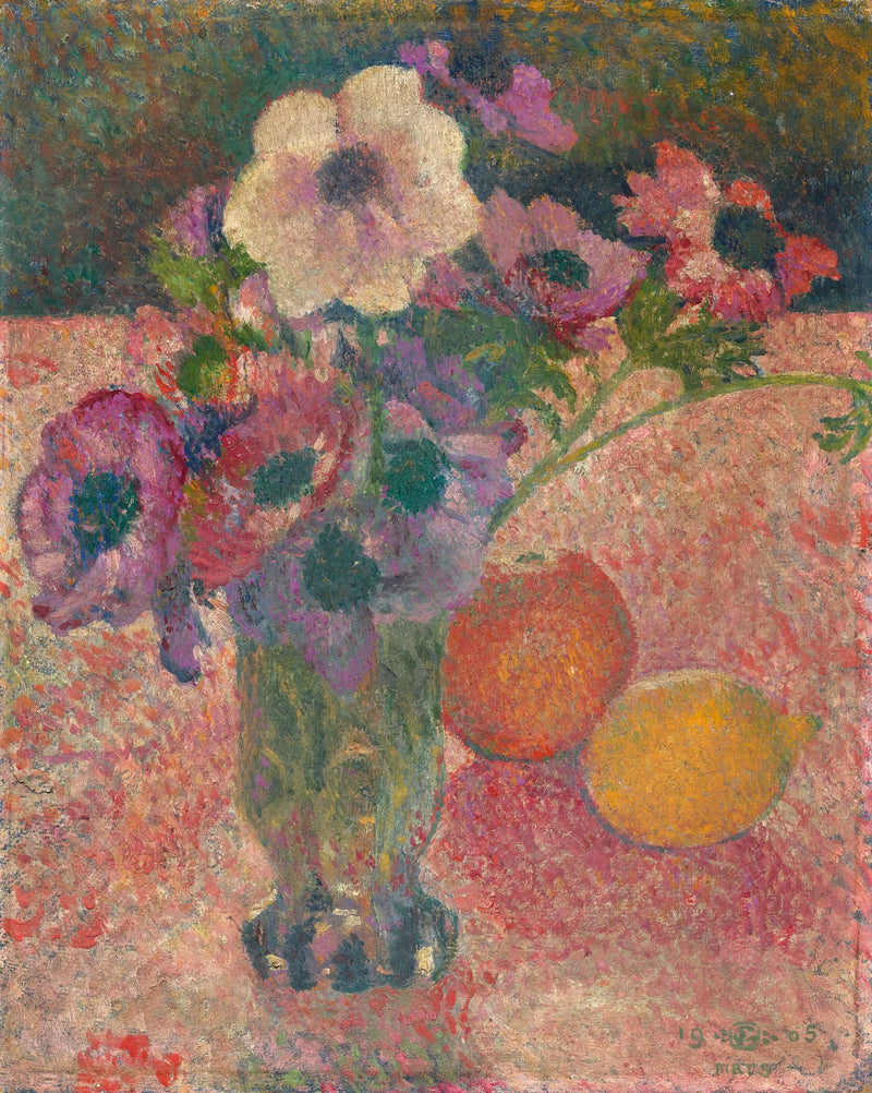 Die Anemonen - Georges Lemmen