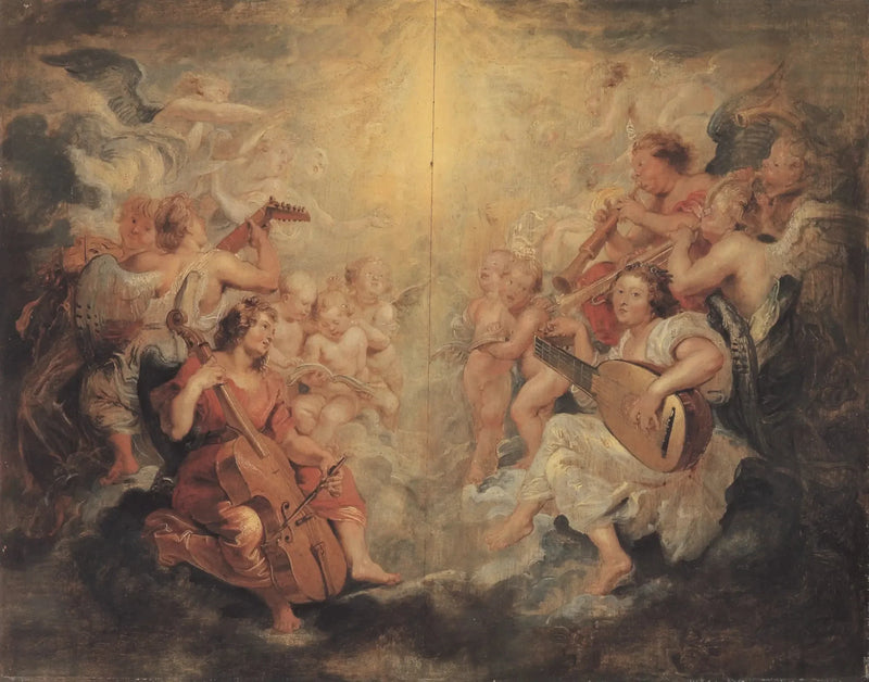 Die Engel der Musik - Peter Paul Rubens