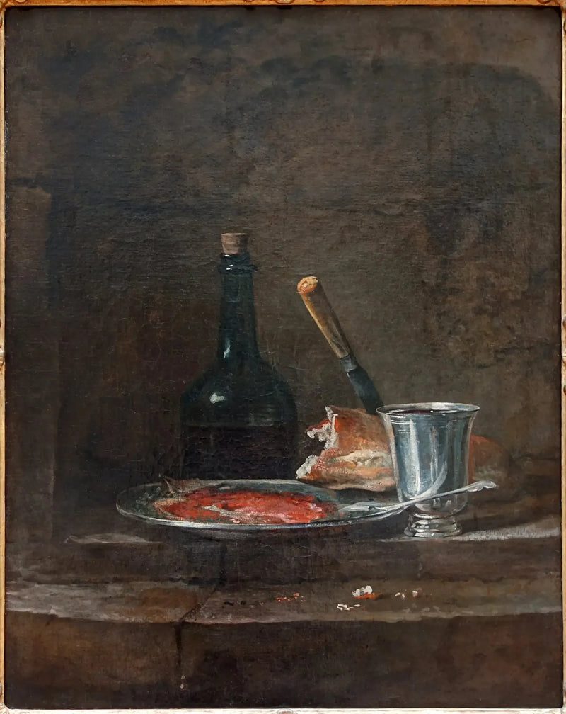 Die Vorbereitungen eines Mittagessens - Jean Siméon Chardin