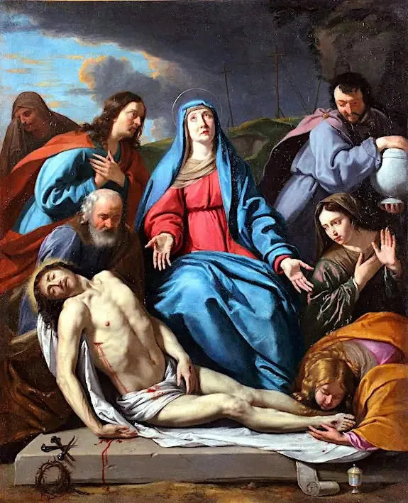 Die Vorbereitungen der Beisetzung Christi - Philippe de Champaigne