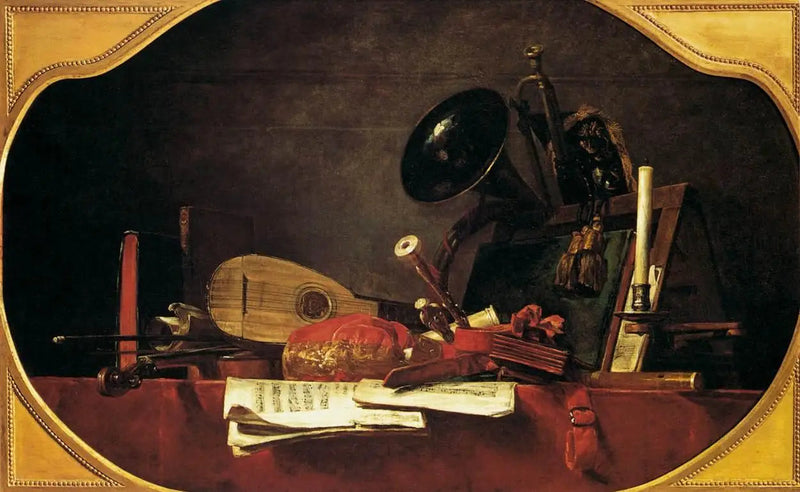 Die Attribute der Musik - Jean Siméon Chardin
