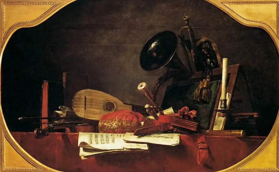 Die Attribute der Musik - Jean Siméon Chardin