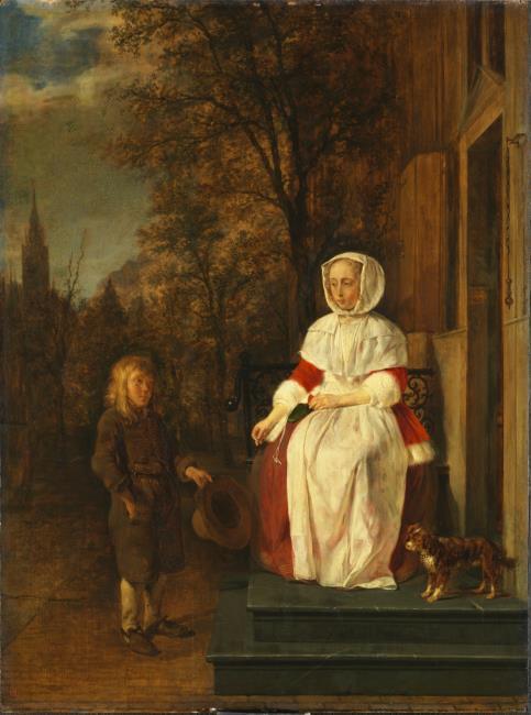 Les aumônes - Gabriel Metsu