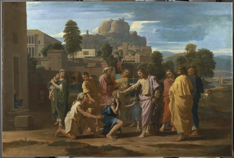 Die Blinden von Jericho - Nicolas Poussin