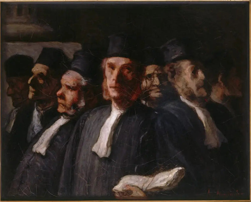 Die Anwälte - Honoré Daumier