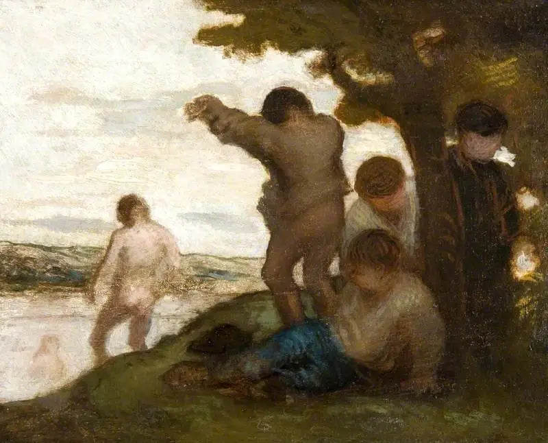 Die Badenden - Honoré Daumier