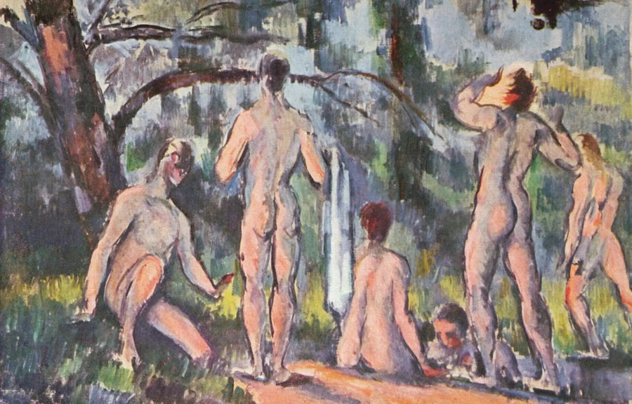 Die Badenden - Paul Cézanne