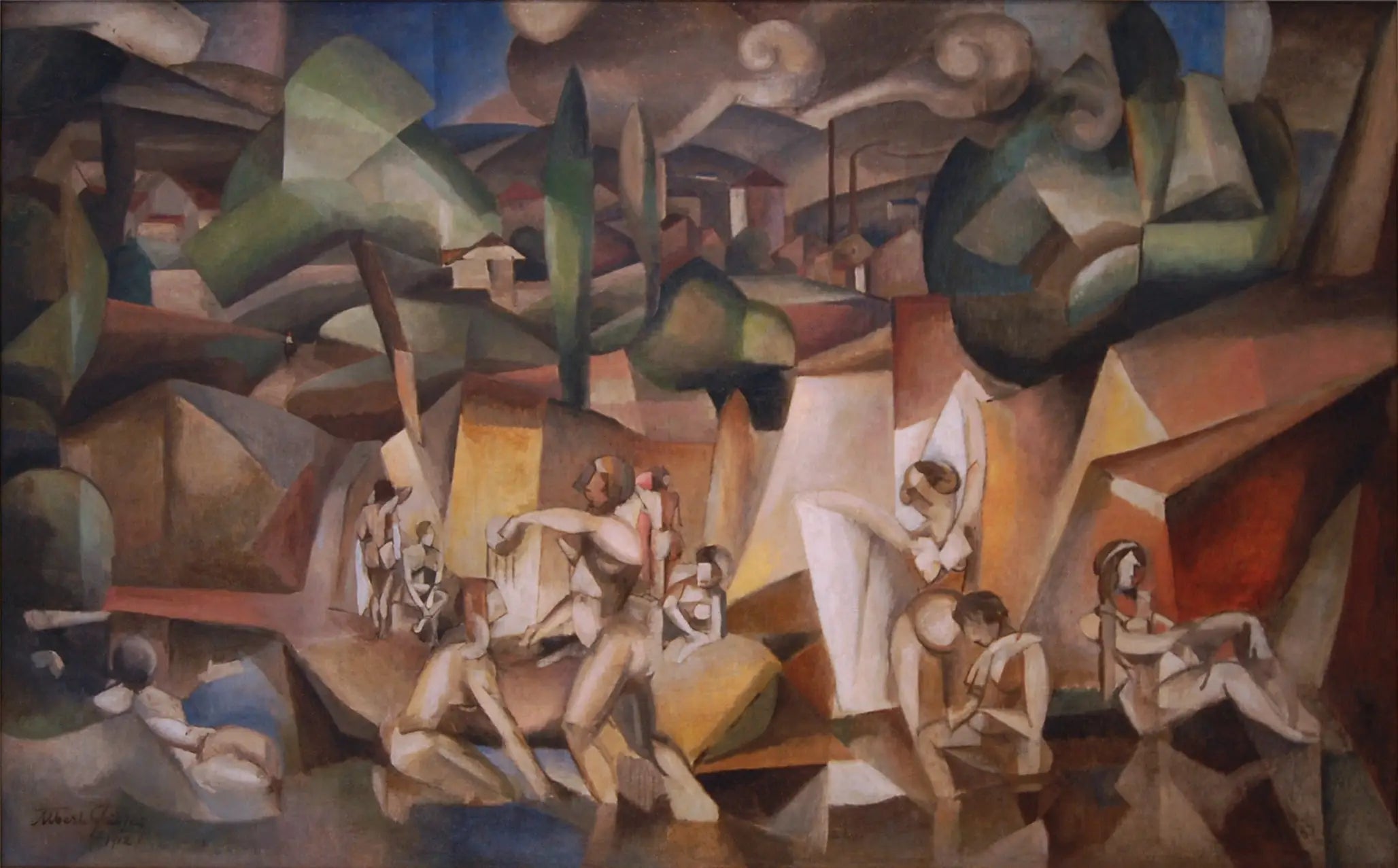 Les Baigneuses - Albert Gleizes - Alpha Reproduction
