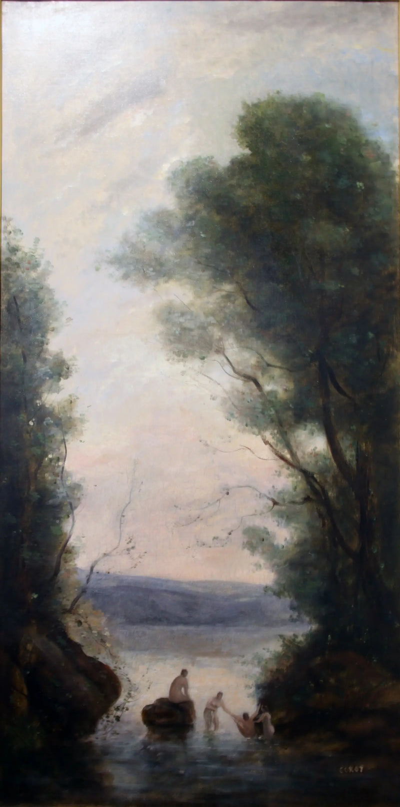 Die Badende - Jean-Baptiste Camille Corot