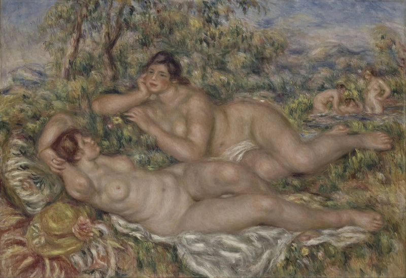 Die Badenden - Pierre-Auguste Renoir