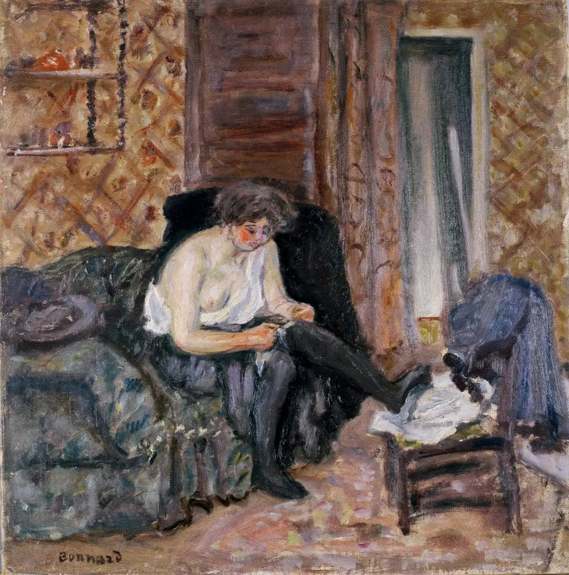 Die schwarzen Strümpfe - Pierre Bonnard